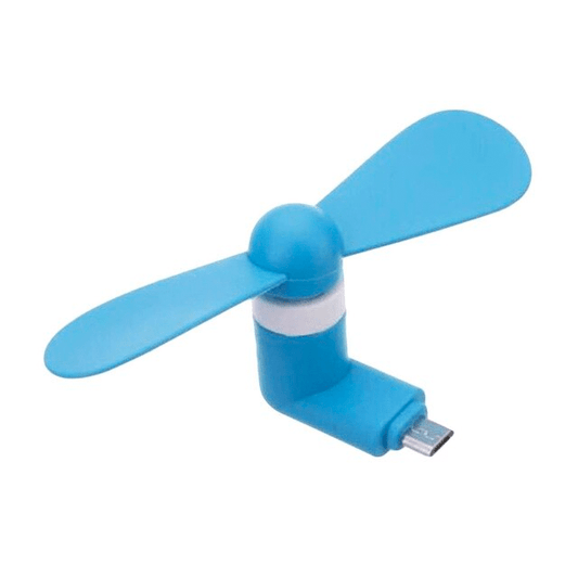 Plug-in Mini Phone Fan Clean - g BC Android blue 
