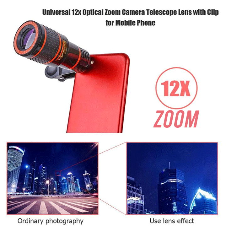 Phone Optical Zoom Lens Clip Clean - g BC 