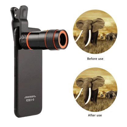 Phone Optical Zoom Lens Clip Clean - g BC 