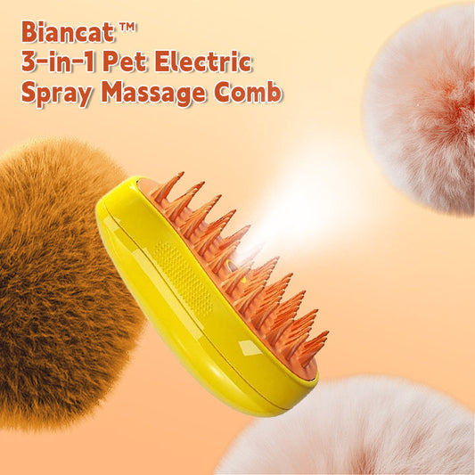 Biancat™ 3-in-1 Pet Electric Spray Massage Comb