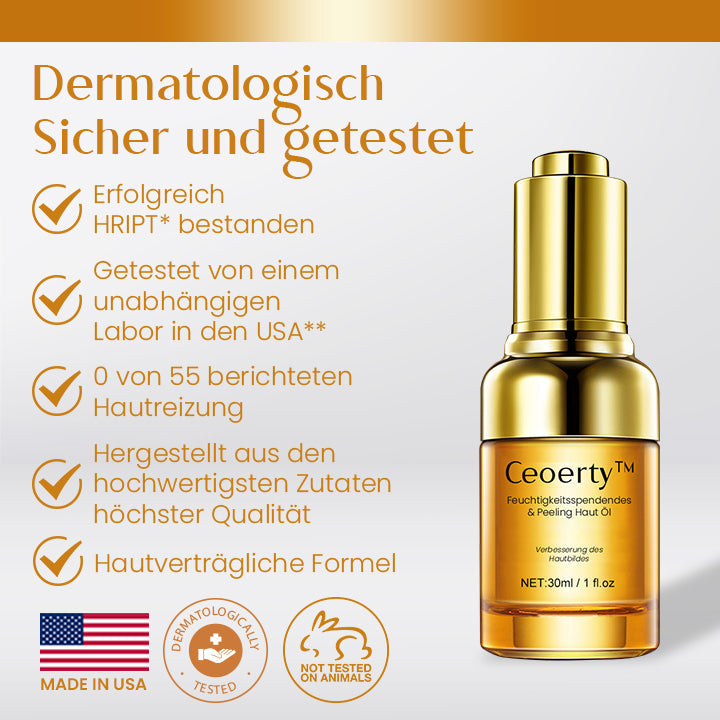 Ceoerty™ Feuchtigkeitsspendendes & Peeling Haut Öl